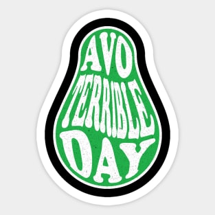 Funny Avocado Pun Sarcasm Sticker